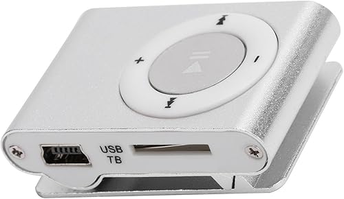 Miniatura 7 de Reproductor de música MP3 con clip, reproductor de audio potable con auriculares, mini reproductor de medios de música digital, reproductor de MP3