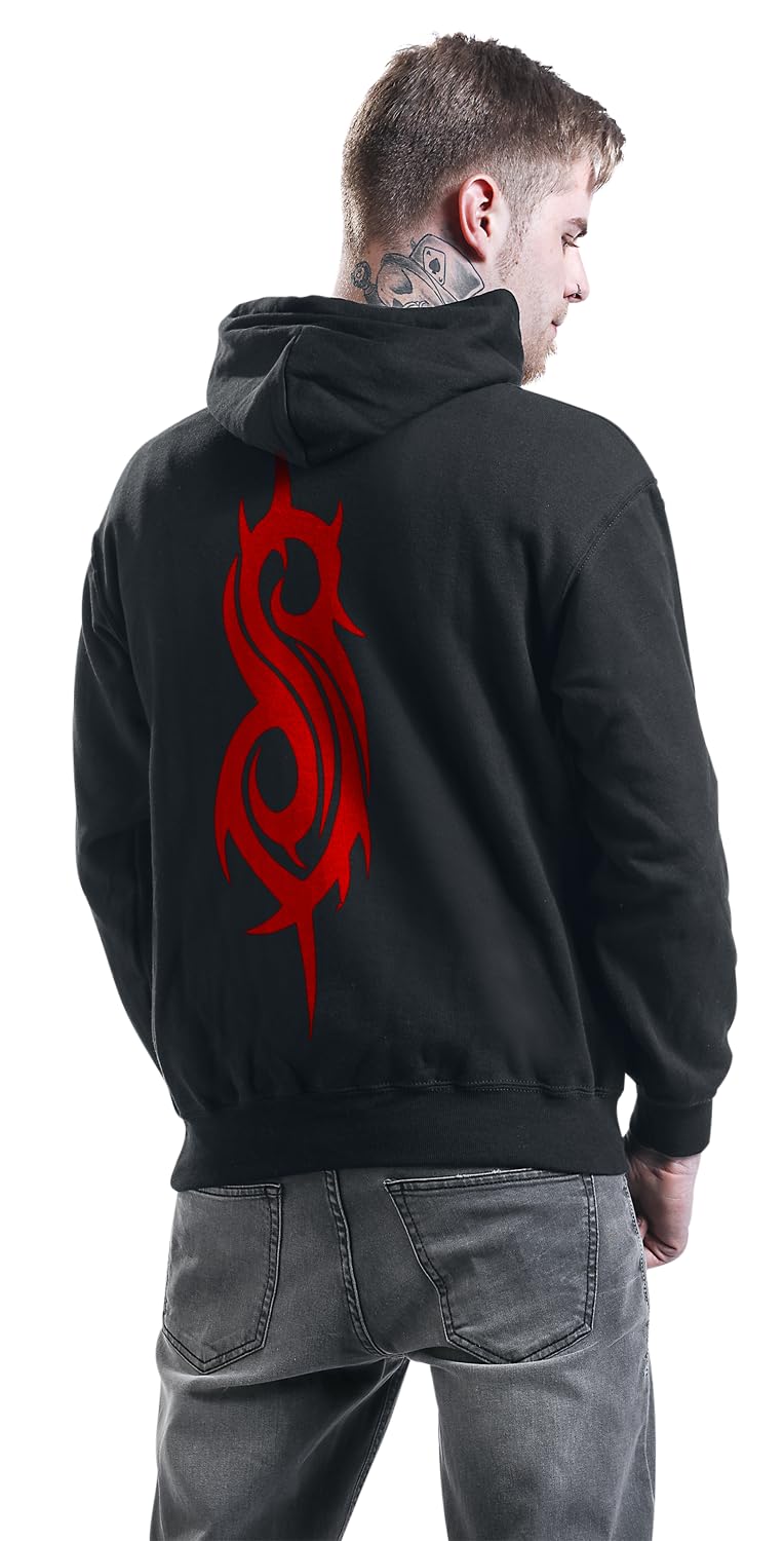 Slipknot Logo Männer Kapuzenpullover schwarz