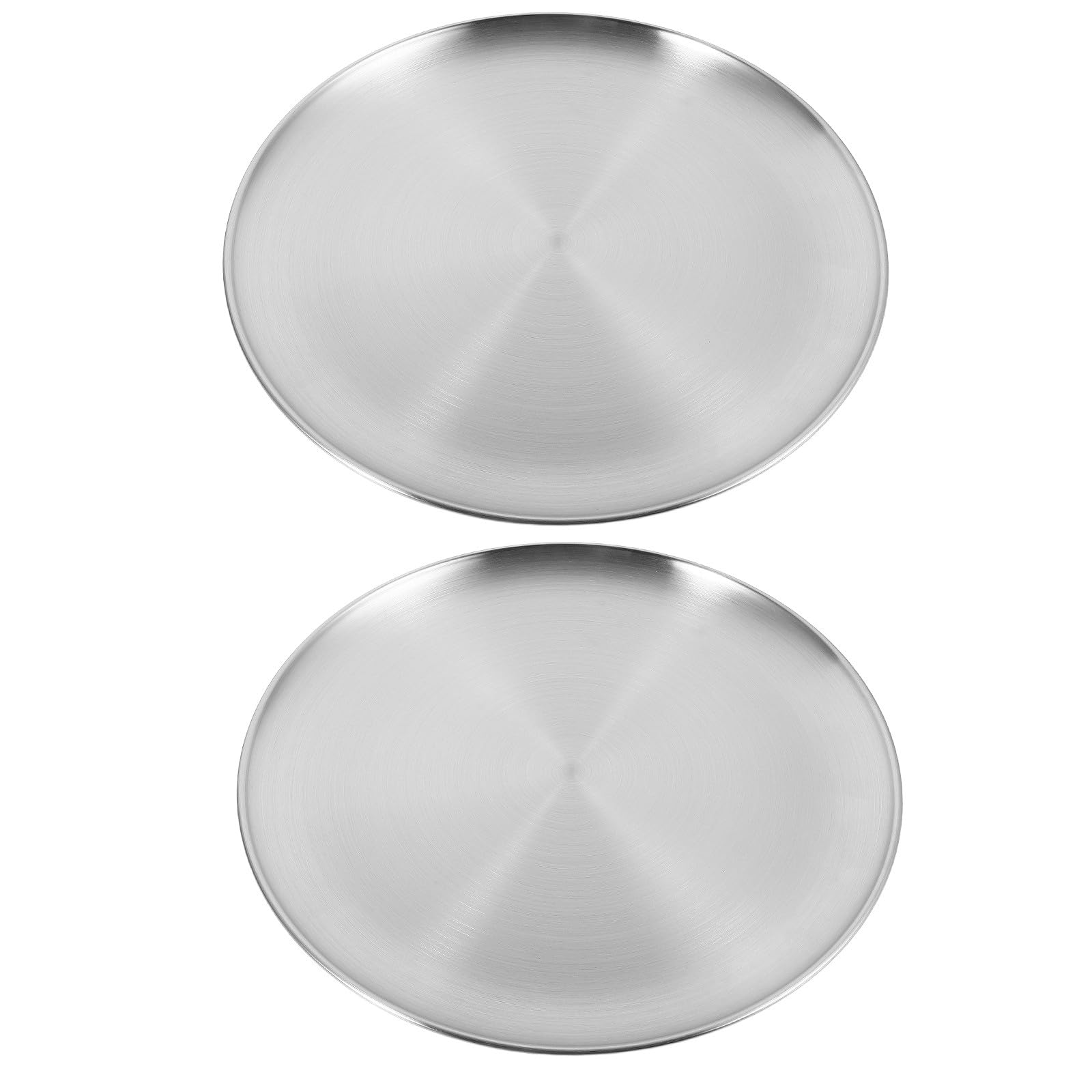 Acier Inoxydable Moule à Pizza Rond Lot de 2, 30cm