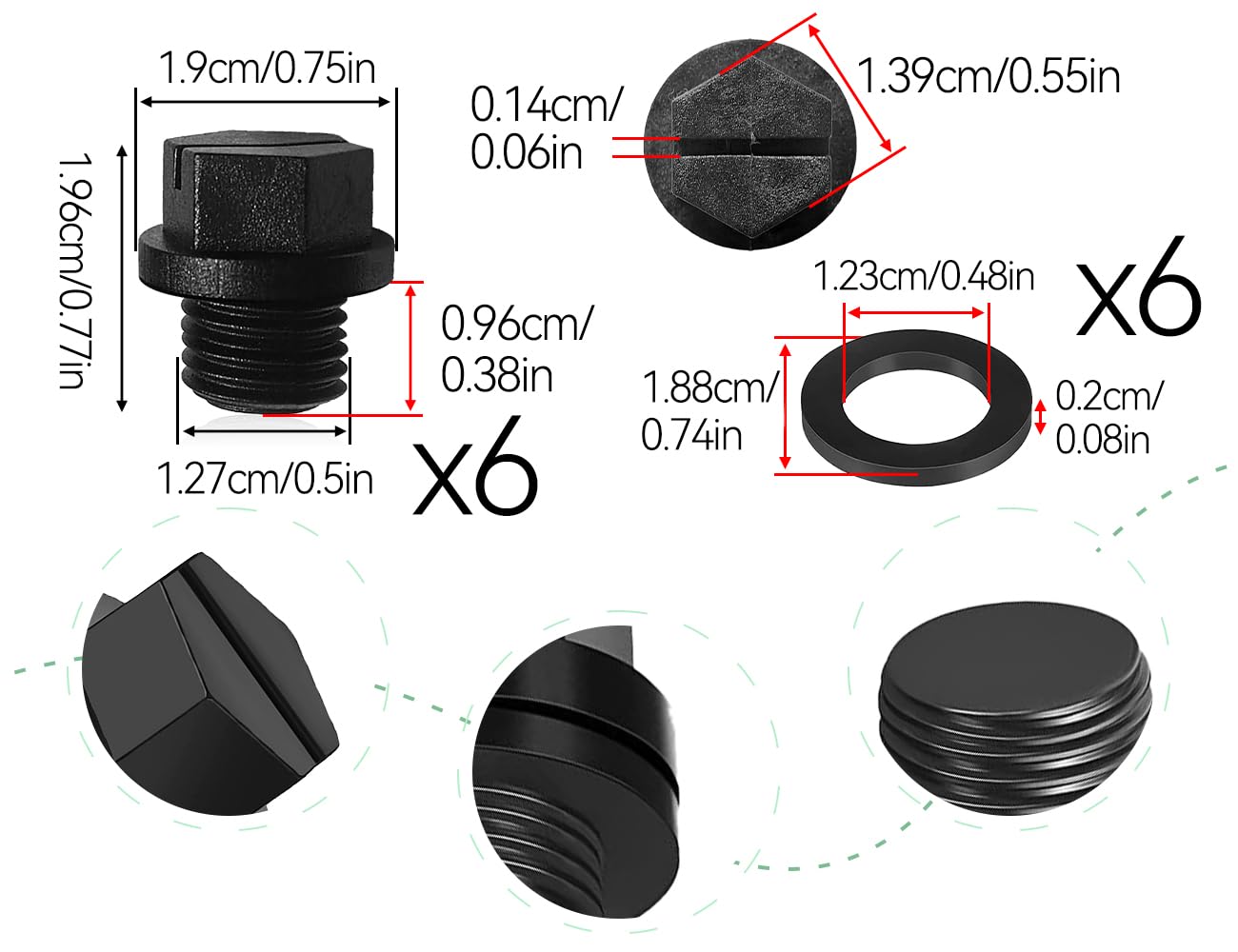 4 Pool Ablassstopfen – Kompatibel Mit Vielen Poolpumpen, Inkl. O-Ringe, PP-Material
