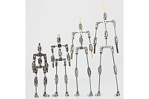 Stop Motion Armature: Intricate Ball and Socket Skeleton for Puppetry Excellence