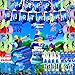 72 Pack Gaming Party Supplies Set - 50 Latex Balloons, 20 Party Favors Bracelets, Video Game Party Foil Balloon & Birthday Banner Decorations