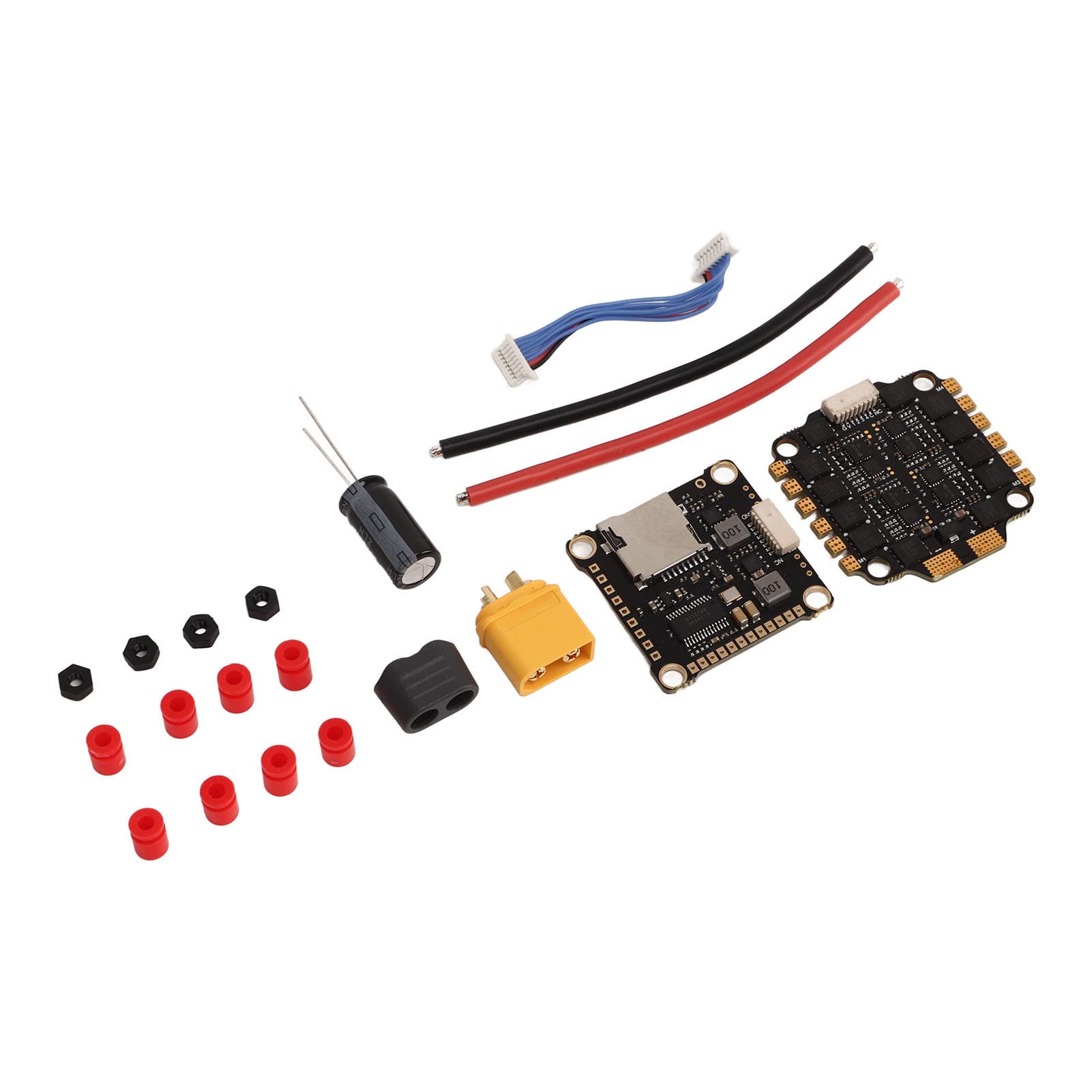 F4 V3S PLUS Flight Controller, 45A 4 in 1 Brushless ESC Fly Tower Stack, Industrial Grade, Digital Throttle Anti Jamming, for UAV RC Airplane