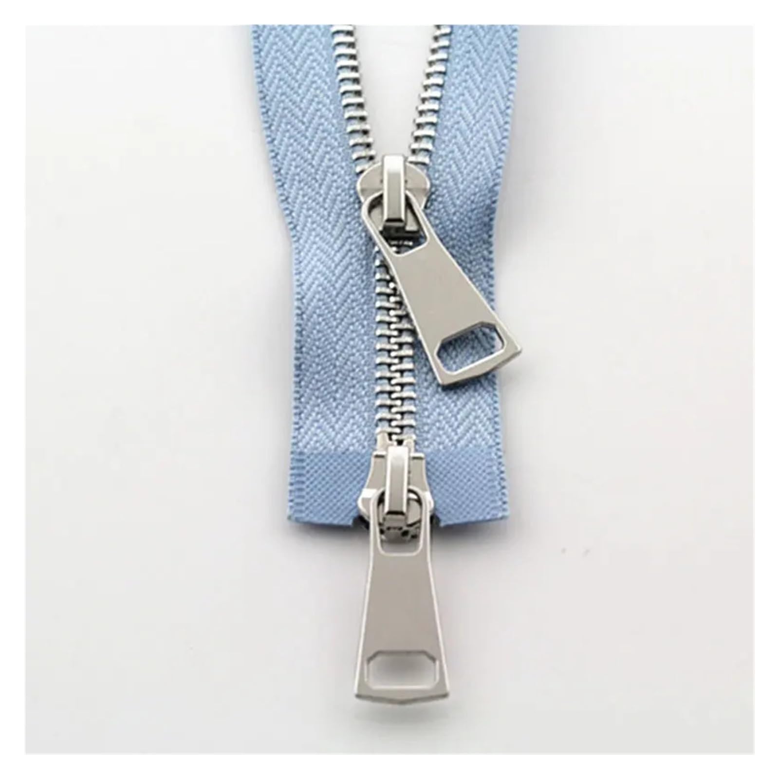 Zips Zipper Double Slider Two-Way Zips Open End for DIY Handmake Sewing Coat Clothing Tailor Repair Accessories Tool Zippers (Color : 5, Size : 70CM_5#)