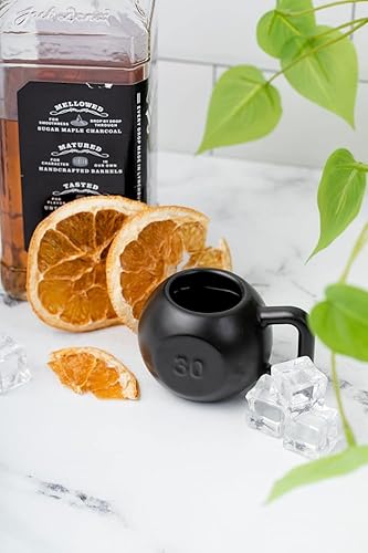 Miniatura 2 de Kettlebell Expresso Mug (2 PACK) - Kettlebell Protein Scooper - 30G Capacity - Kettlebell Shot glass - Measuring Spoon for Protein Powder - fitness