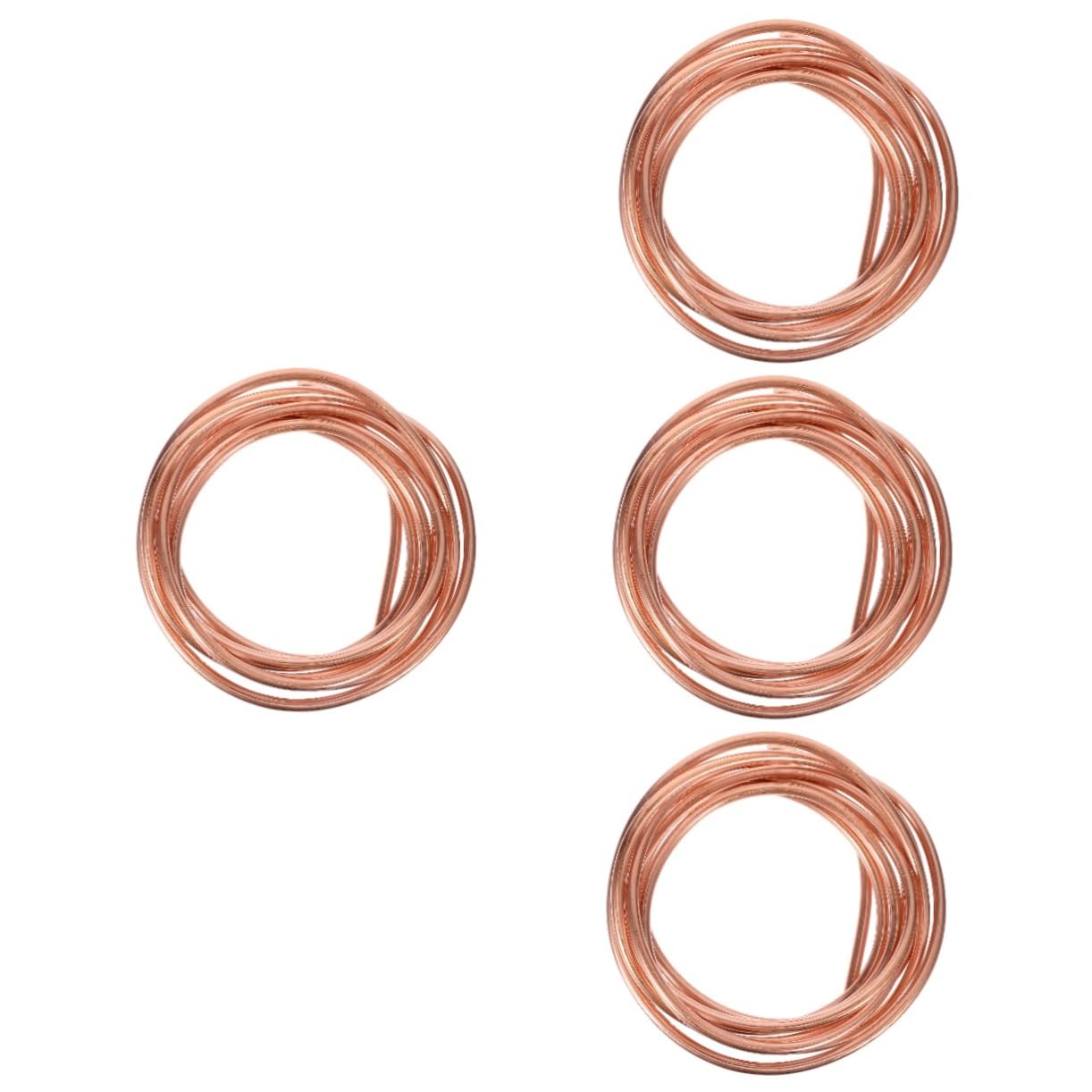 SOLUSTRE 4 Bobinas De Cobre Para Refrigeración De Alta Resistencia Para Aires Acondicionados Fáciles De Doblar Y Almacenar.