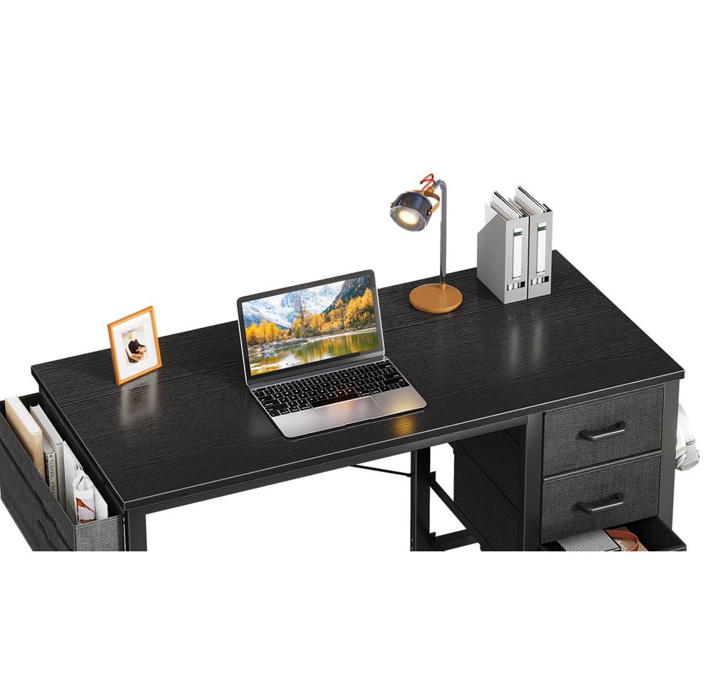 Amazon.com: Casaottima 32-Inch Small Computer Desk with 4 Fabric