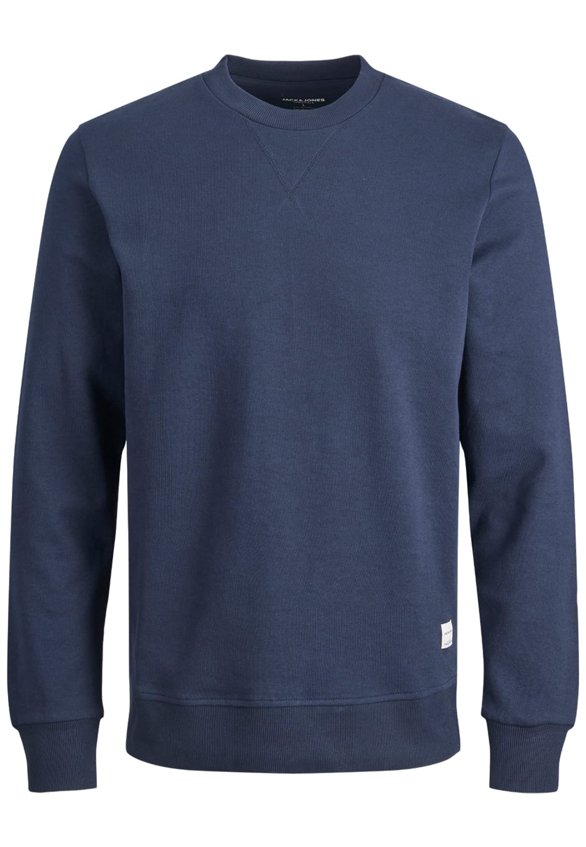 Jack & Jones Men's Bleu Sweatshirt Basic Crew Neck