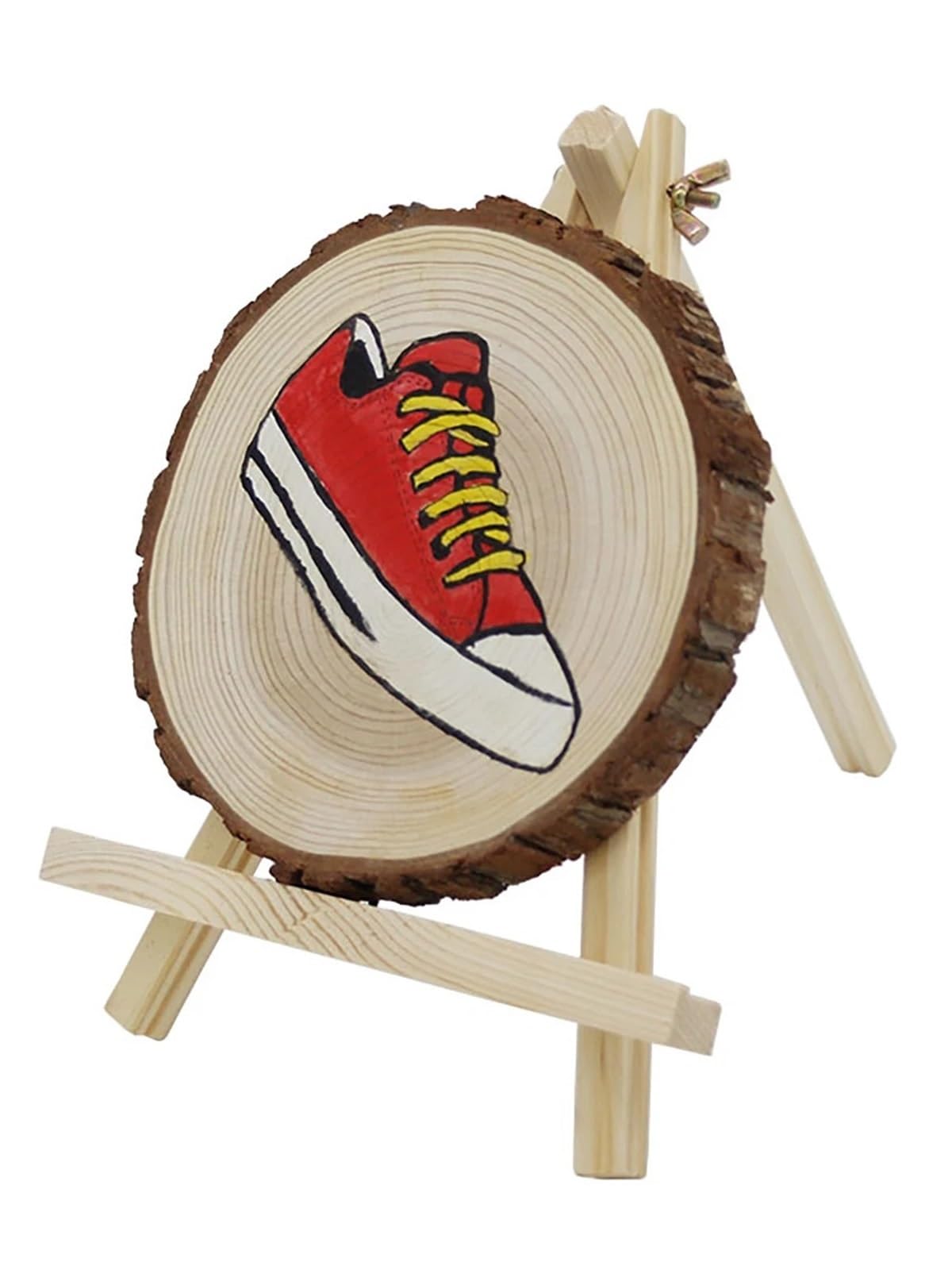 Rodajas redondas de madera de pino Natural gruesas de 8-35cm, círculos sin terminar con discos de troncos de corteza de árbol, manualidades DIY, pintura for fiesta de Navidad Rodajas De Madera(1pcs 30