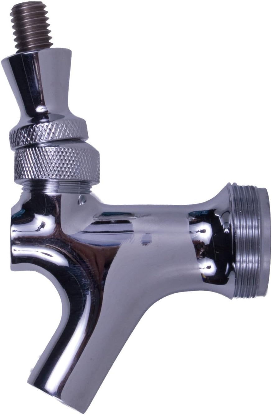 CFS304 Stainless Steel Faucet All 304 Grade SS Contact Beer Tap, Standard American, Polished SS304