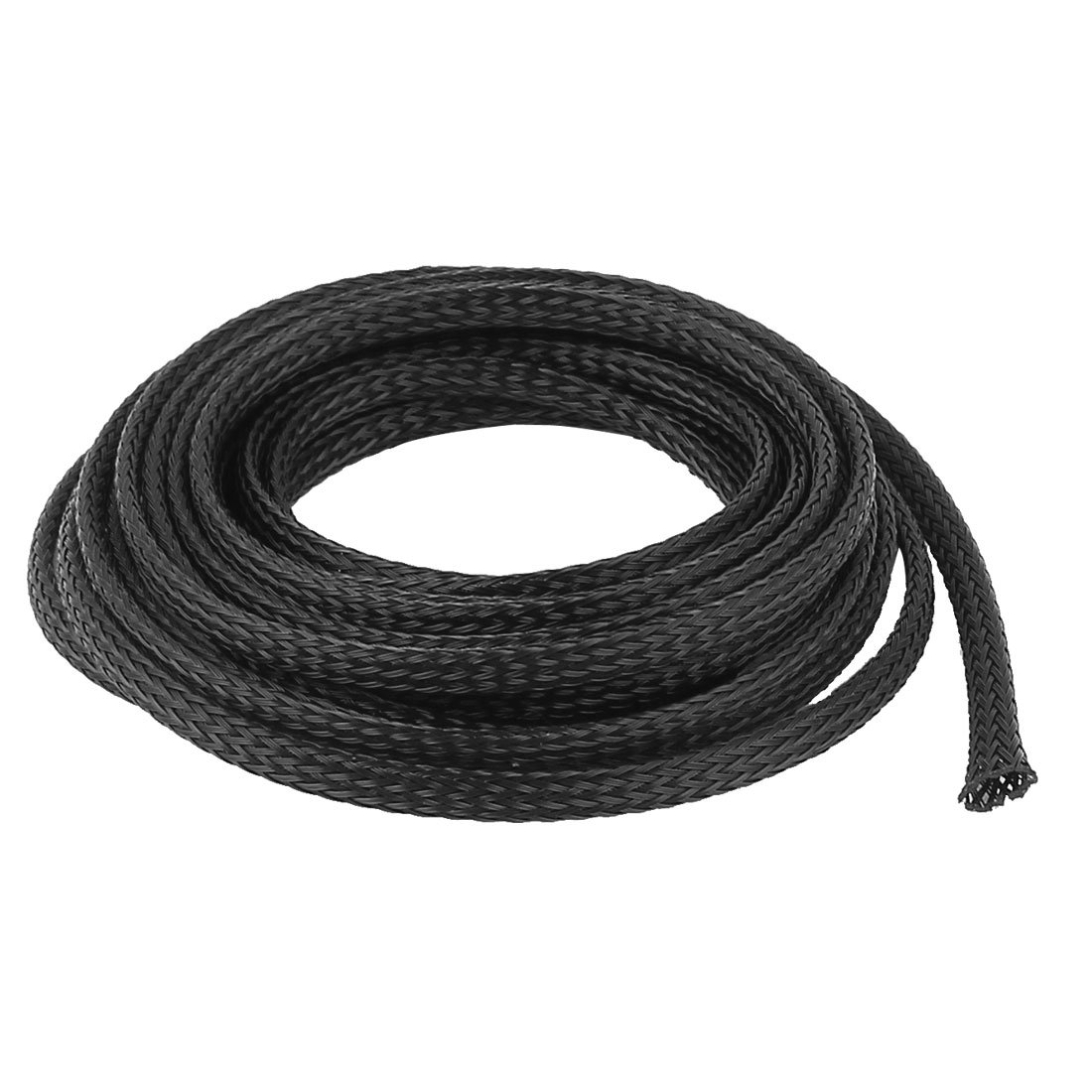 Sourcingmap 4.5mm Width 3 Meter Long PET Cable Wire Wrap Expandable Sleeving