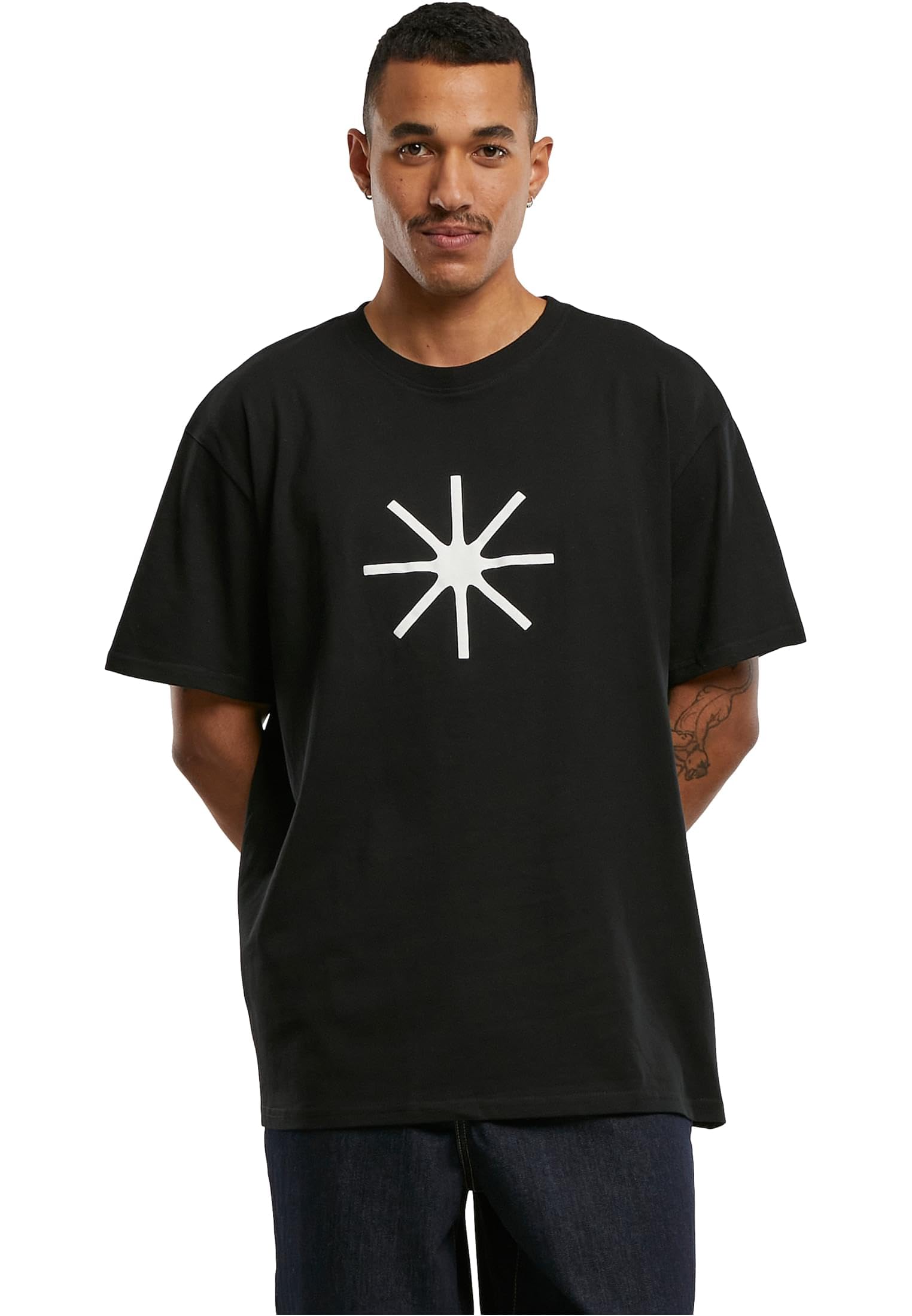 Mister Tee Unisex T-Shirt Error Oversize Tee Black XL, Black, XL