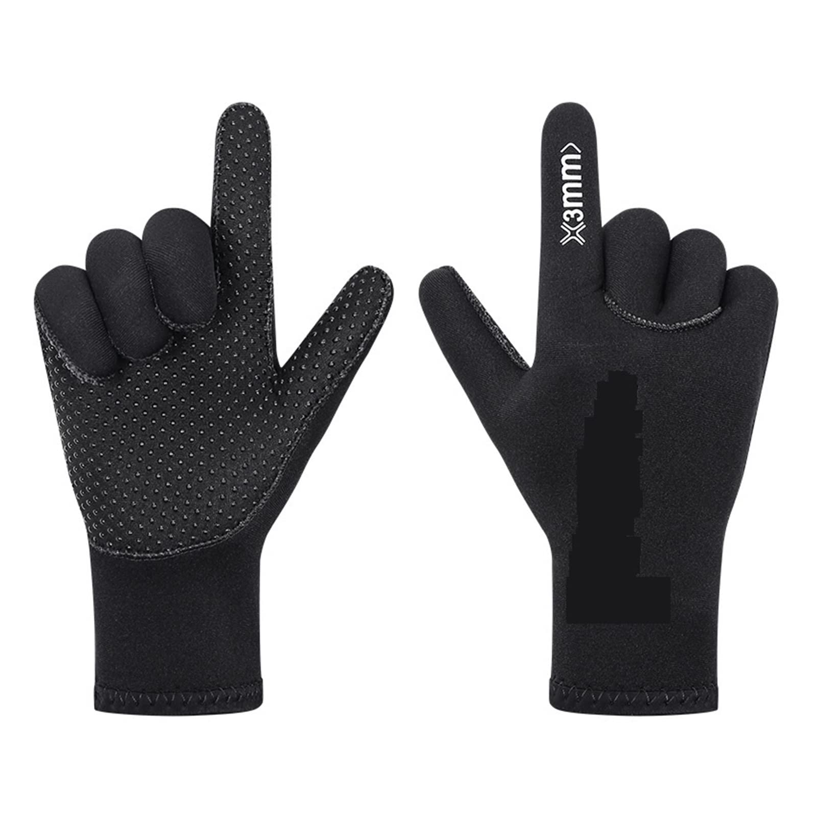 Guanti Da Immersione Guanti da immersione in neoprene da 3 mm Paramani confortevoli Kite Surf Immersioni subacquee Snorkeling Spear Attrezzatura da pesca Guanti da muta Ampia Gamma Di Applicazioni(XL)