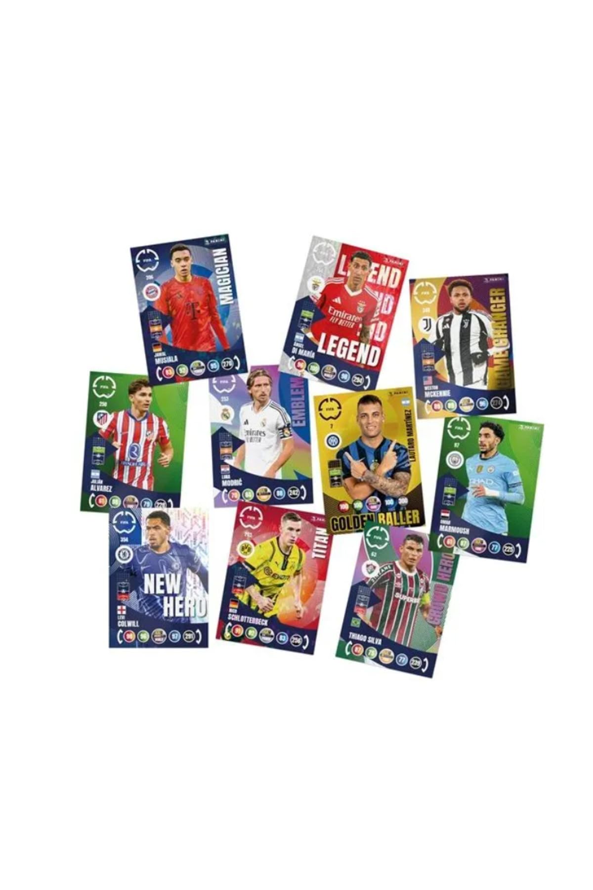 Panini FIFA Club World Cup 2025 Adrenalyn XL Official Trading Cards, 20 Paket, 120 Kart