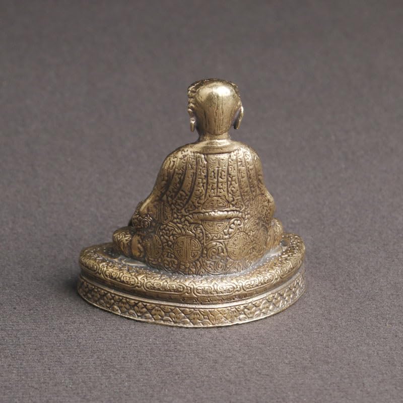 Amazon｜彫像神々を崇拝するためのミニ真鍮製チベット仏教カギュ