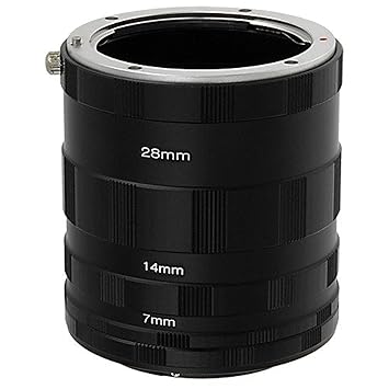 Fotodiox Nikon Macro Extension Tube Kit for Nikon Cameras, Extreme Close-ups