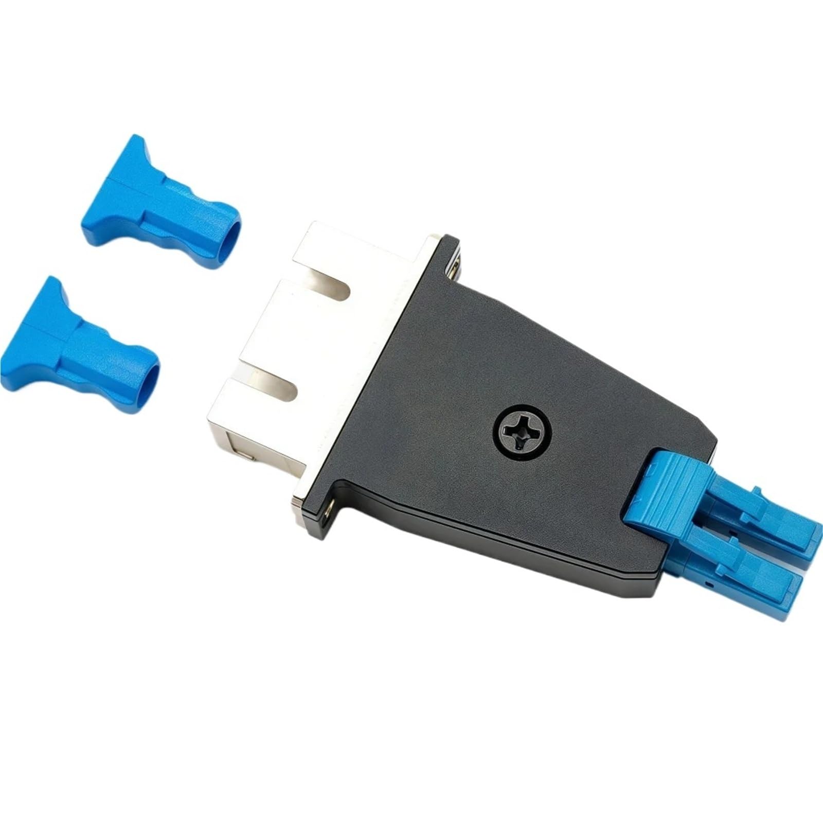 Générique Compatible avec Le connecteur Adaptateur de Fibre Optique Summitek Duplex monomode SC Femelle vers LC mâle.