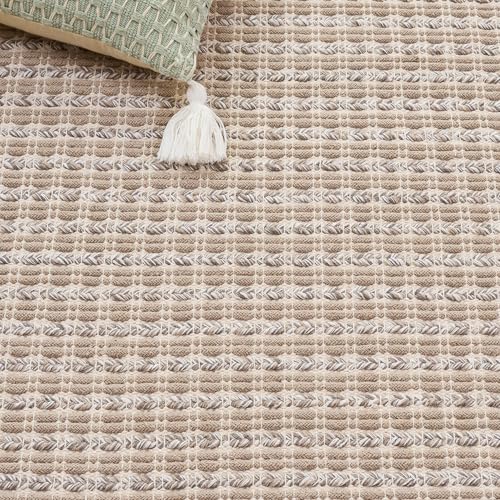 Tapete decorativo beige y negro 5x8 SAFAVIEH miniatura 5