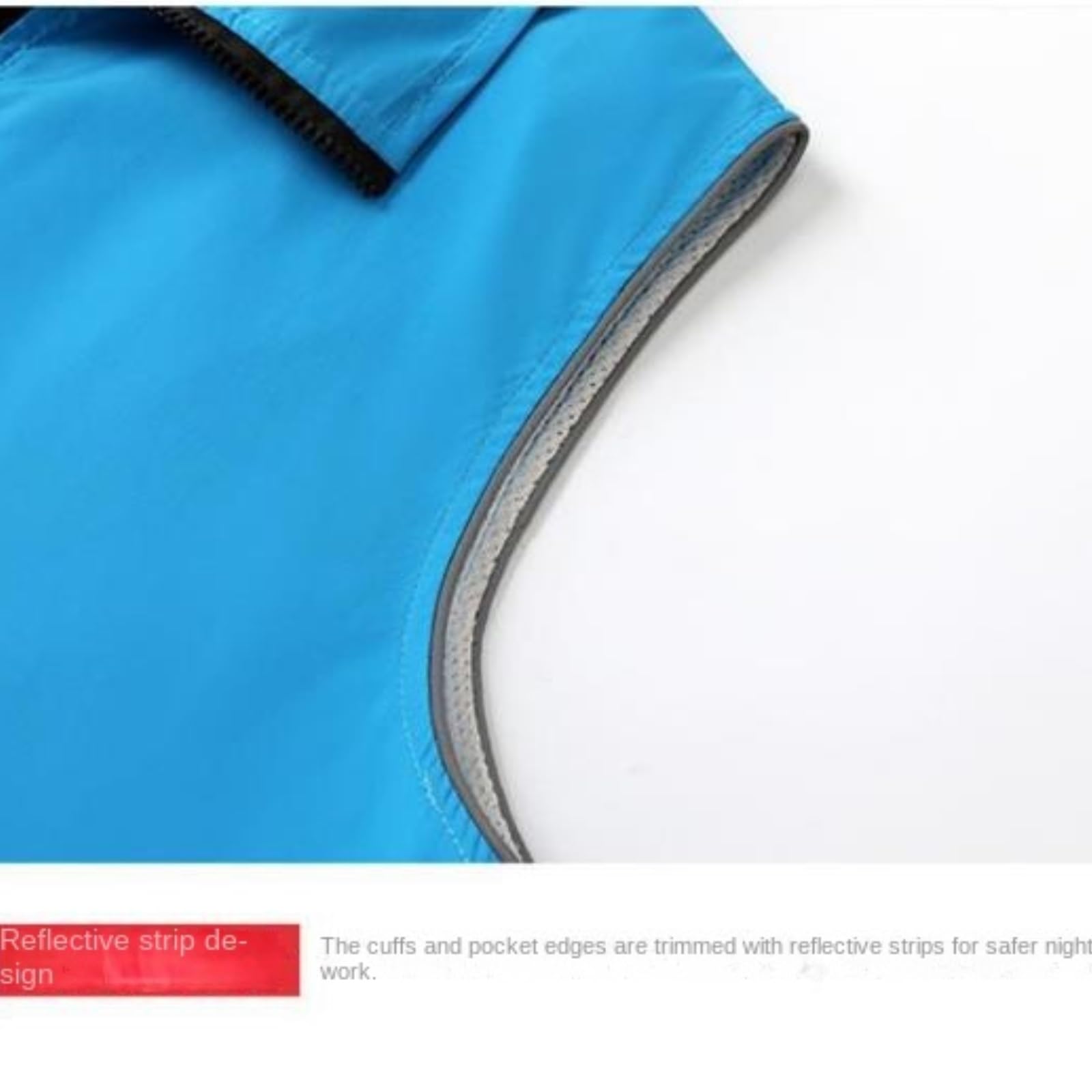Gilet De Sécurité Imperméable avec Poches Et Veste Réfléchissante