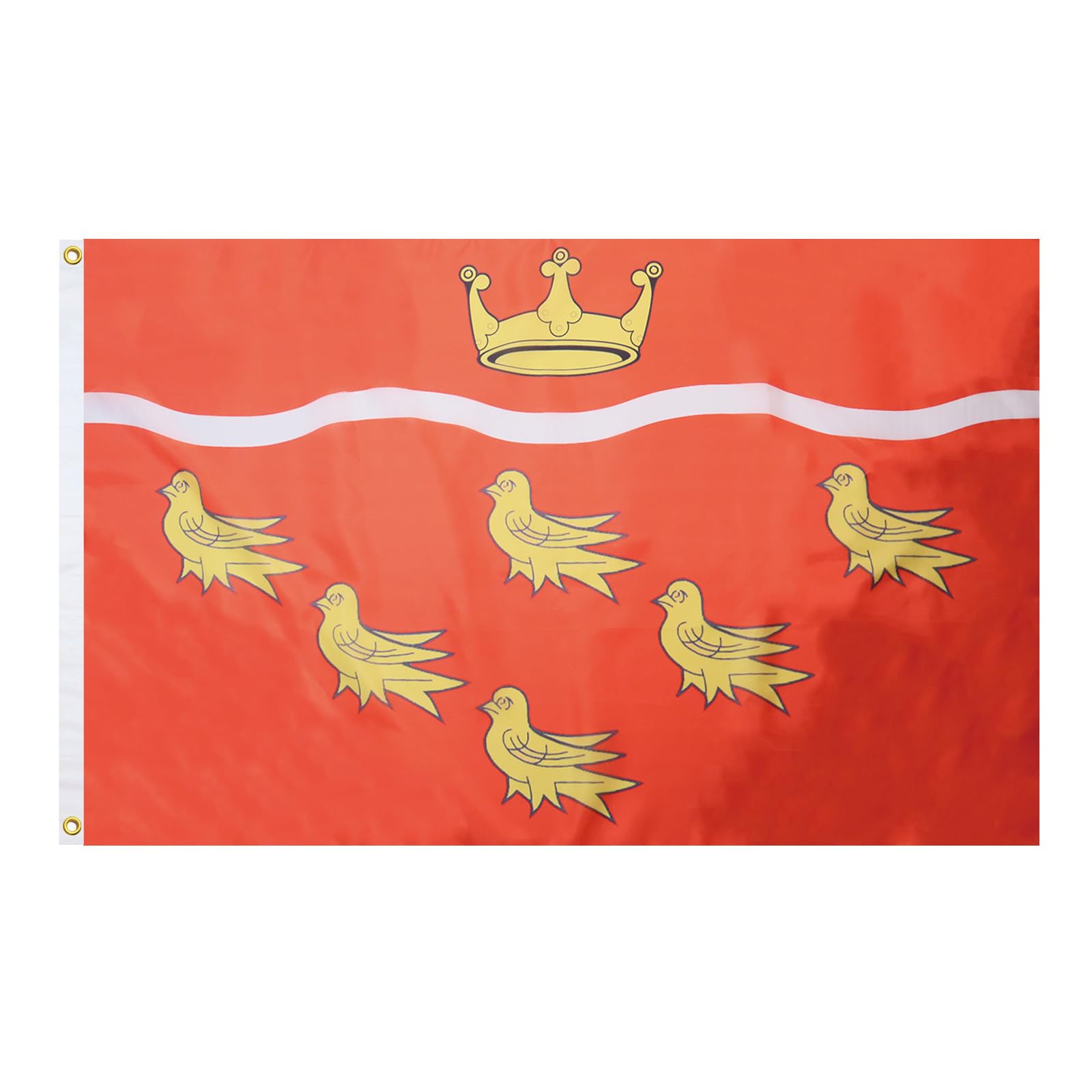 AZ FLAG East Sussex county Flag 90x60 cm 100D Polyester 2 Grommets