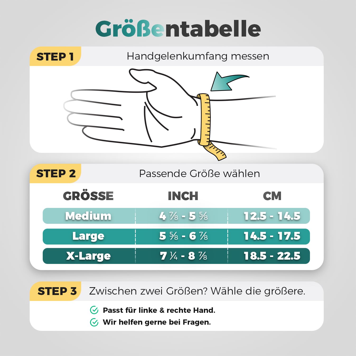 FORTEMOTUS Handgelenkstütze für TFCC-Risse, Verstellbare PU Handgelenkbandage Schmerzlinderung für überlastung Fitness, Gewichtheben, Sportschutz für Linkes und Rechtes Handgelenk, M