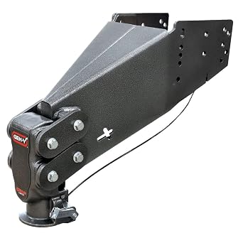GEN-Y GH-8065AL Executive Torsion-Flex Auto Latch Fifth Wheel to Gooseneck - 2 5/16" Coupler, 3.5K - 5.5K Pin Weight, 30K Towing Capacity - Check Fitment Chart