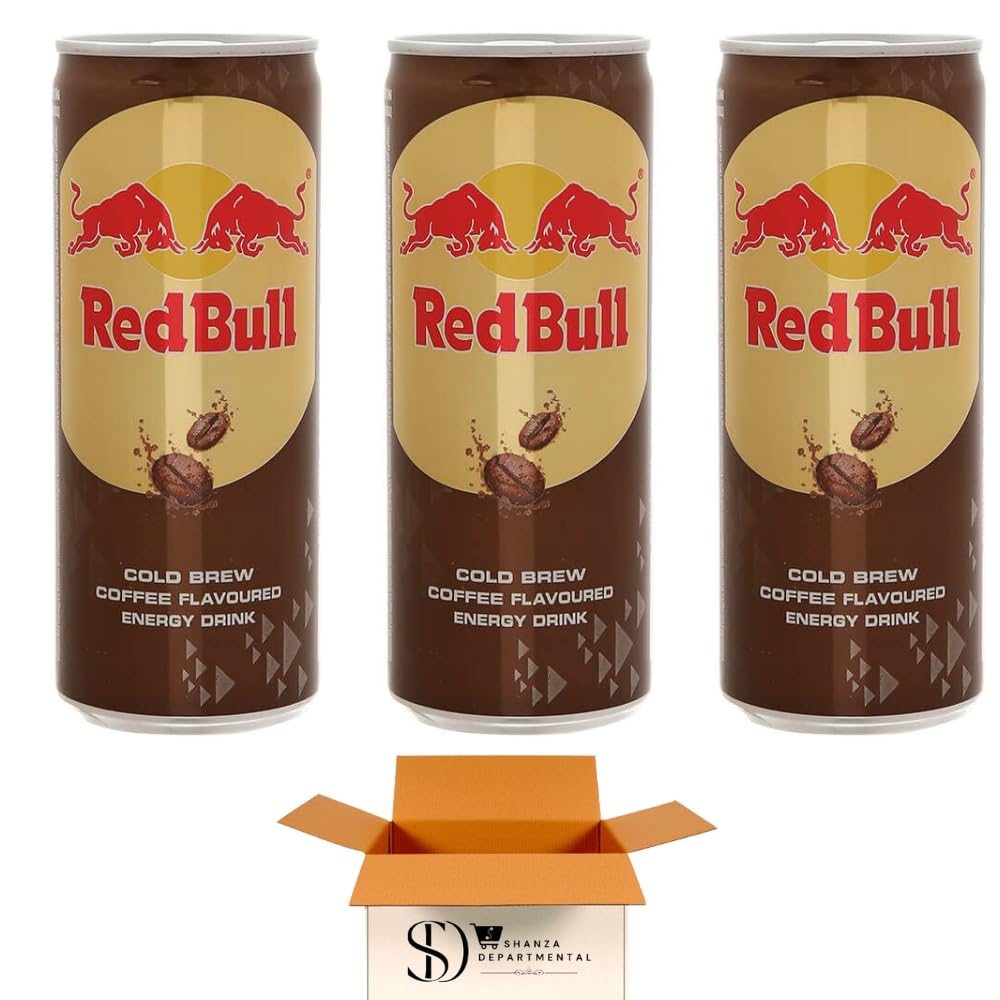 Red Bull Cold Brew Coffee Energy Drink 250ml - (Pack of 3)