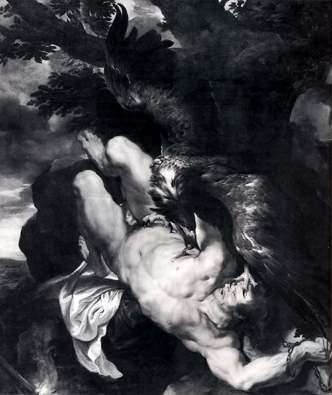 Prometheus Bound Peter Paul Rubens Grand Poster Toile Bureau Cosy