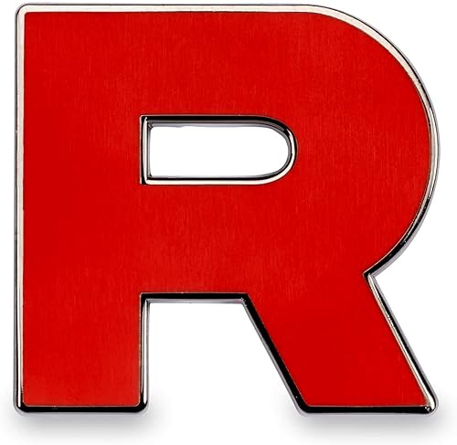 Pokémon Center Pin Pokémon de cohete del equipo Aleación de zincesmalte duro Sin gemas