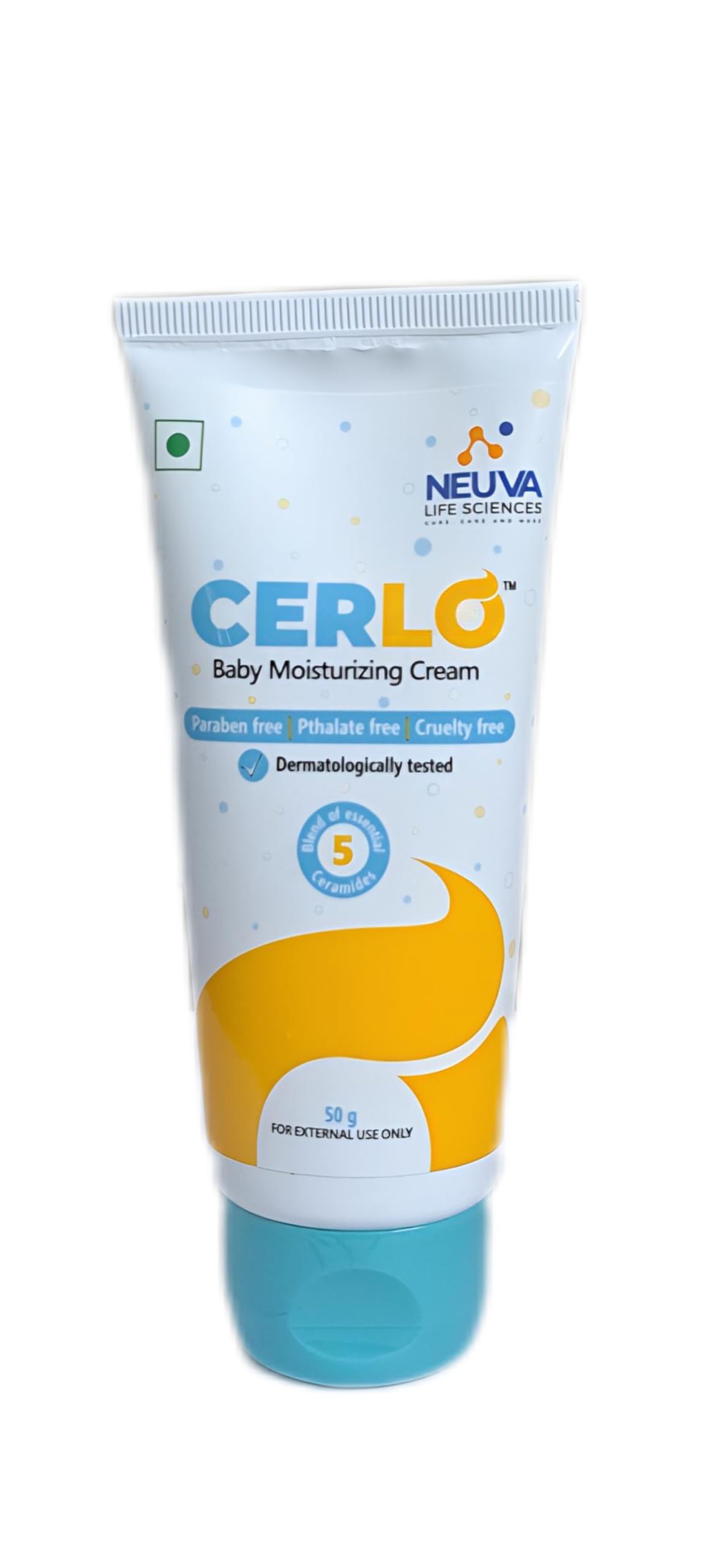 Cerlo Baby Moisturizing Cream with 5 Ceramides, 50 g | Paraben & Phthalate Free, Dermatologically Tested, Shea & Cocoa Butter, Cruelty Free, Sensitive Skin-image-33