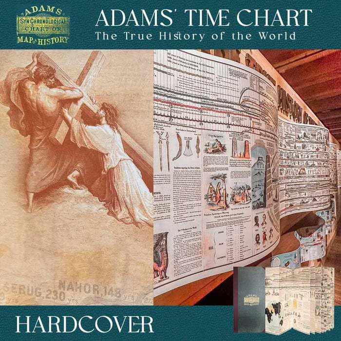 Adams Time Chart Map of History Book