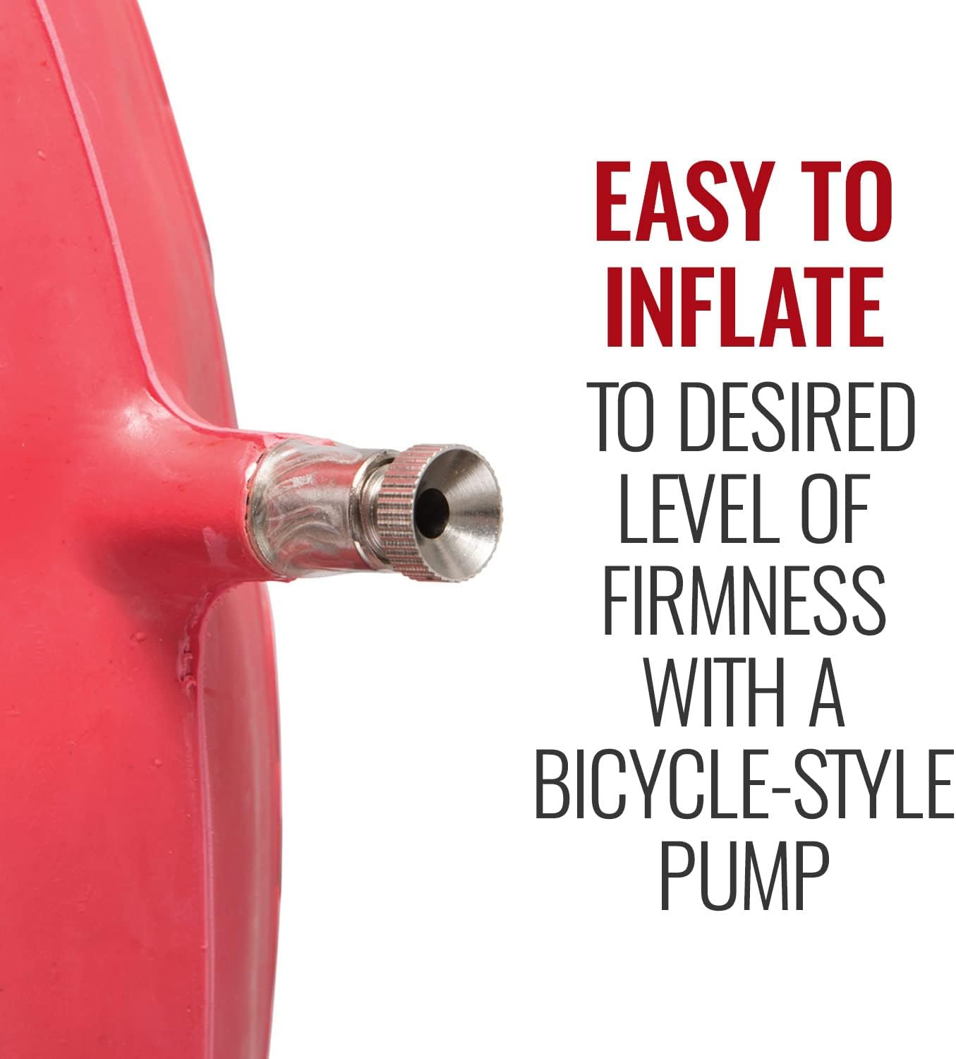 DMI Inflatable Ring Donut Seat Cushion Pillow for Hemorrhoid, Pregnancy, and Tailbone Pain, Red, 18 in : Everything Else