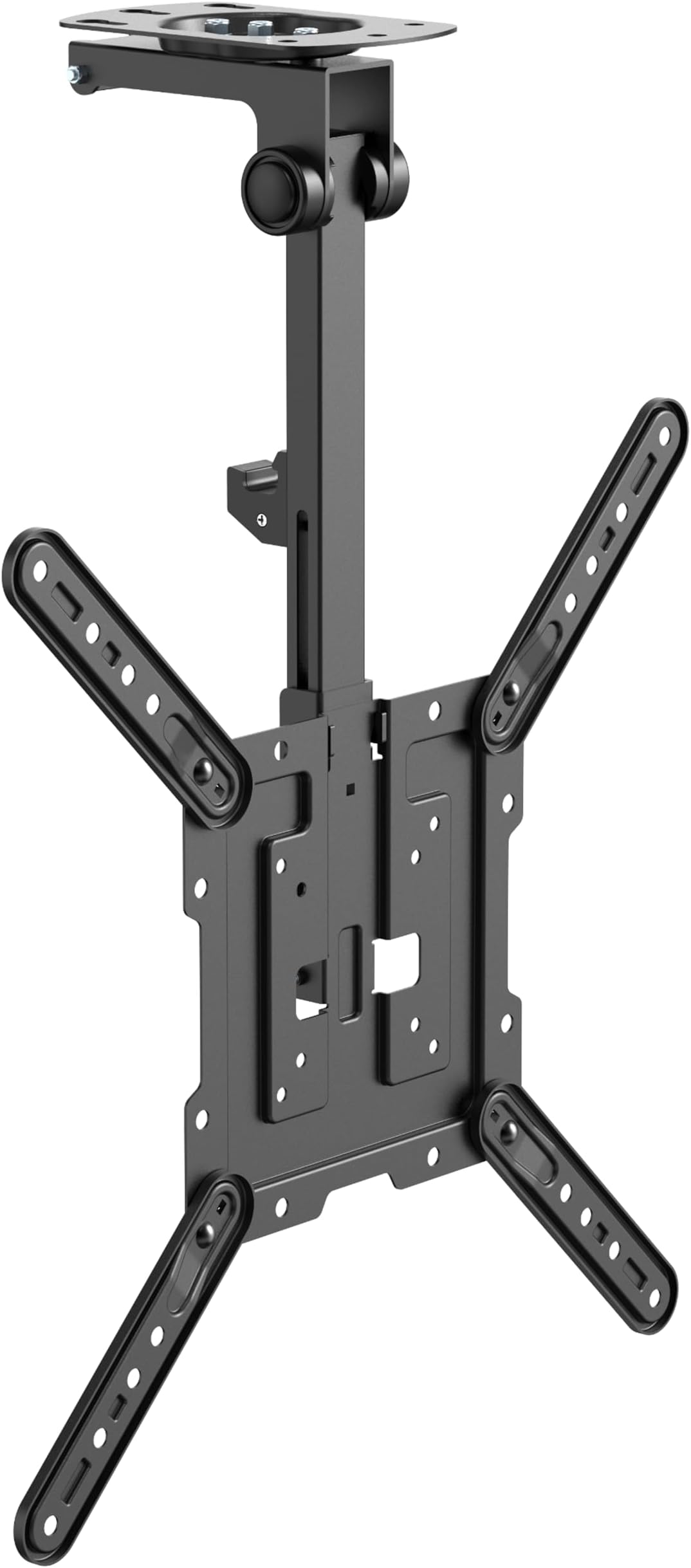 ALLSORTSOUTLET Ceiling TV Bracket Mount Under Cabinet Universal Hinged Tilt Swivel Bracket (Flip Down Folding Pitched Roof Monitor Holder) 22" 24" 28" 32" 37" 42" to 55" inch Televisions VESA Screen