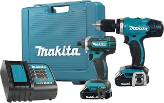 DLX2141SY 18V LXT Cordless Compact 2-Tool Combo Kit with 2 Batteries (1.5 Ah), Charger & Tool Case