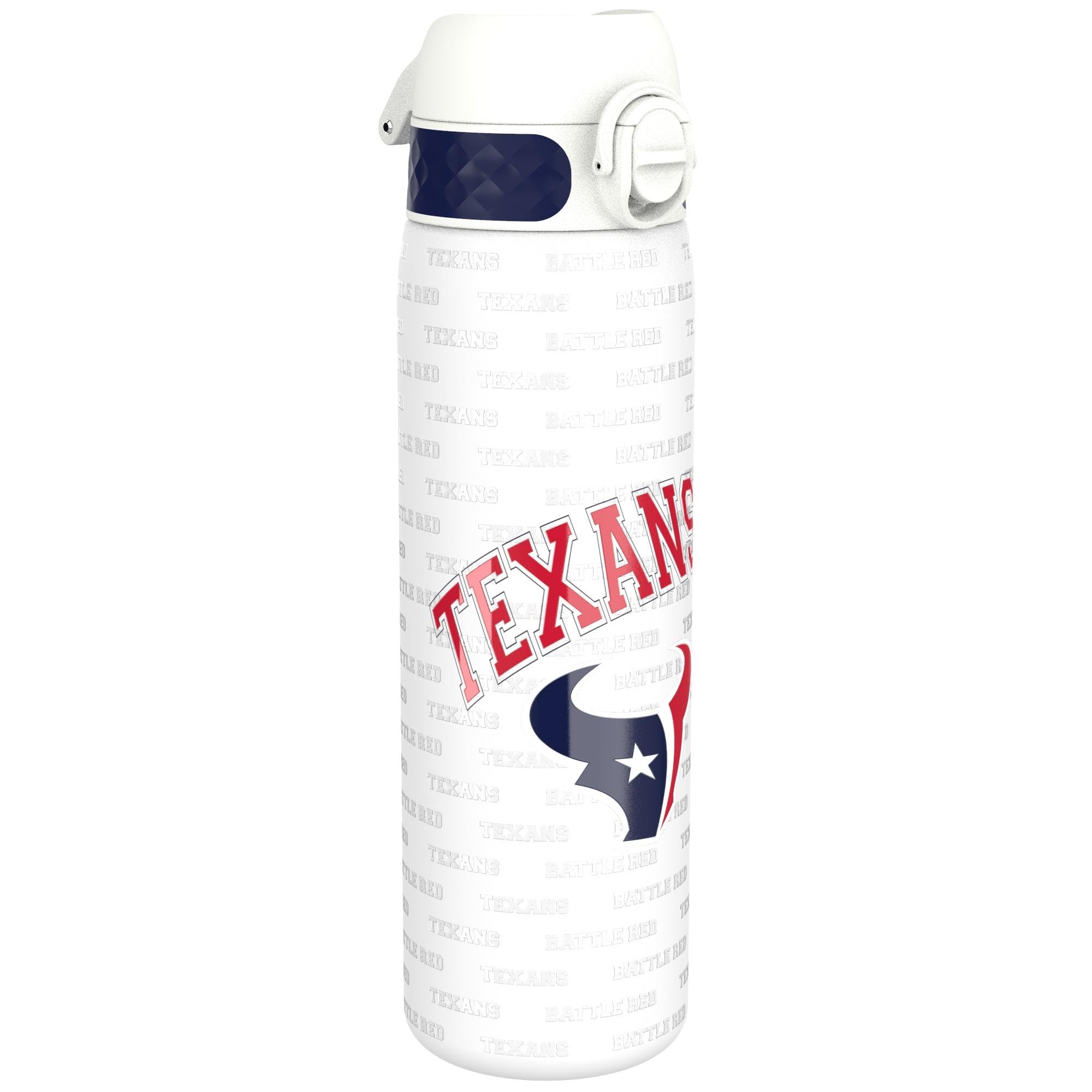 ION8 Leak Proof NFL Water Bottle, Stainless Steel, Houston Texans, 600ml (20oz)