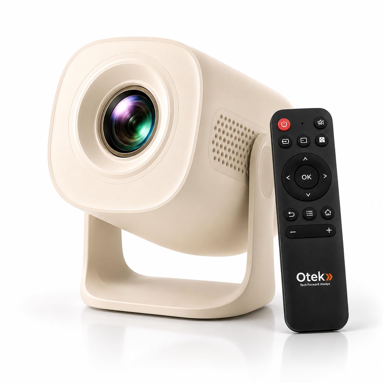 OTEK Joy+ Smart Projector with Native 720P, WiFi 6, Bluetooth 5.4, 150 ANSI Lumens, 120 Inch Display, HDR10 Support, Screen Mirroring & Stereo Speakers-image-7
