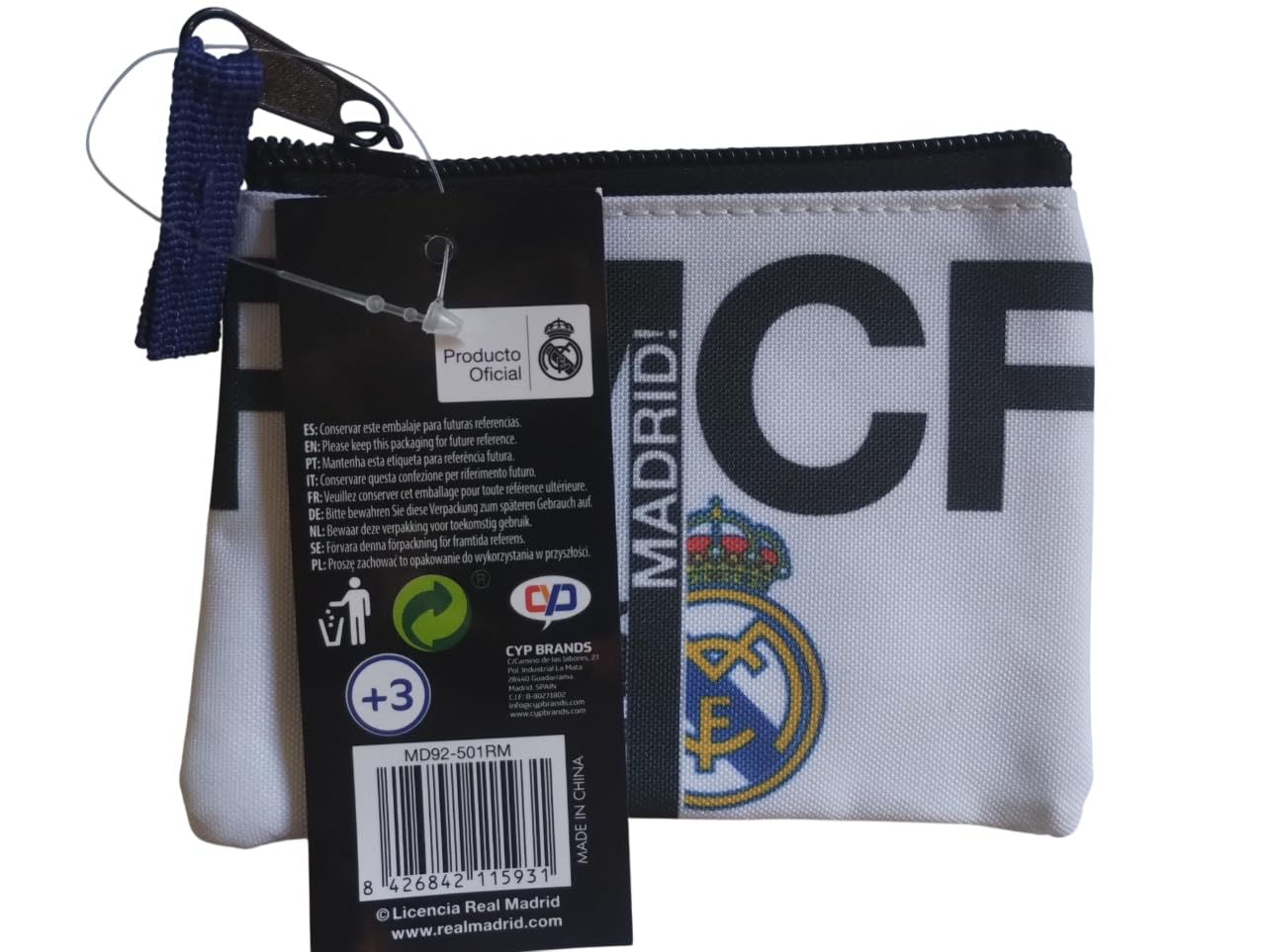 Real Madrid Monedero Rectangular