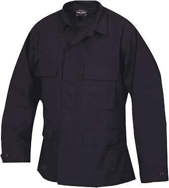 Tru-Spec Classic BDU Coat Men's Ripstop Field Coat, Button Front, Reinforced Seams, Adjustable Cuffs