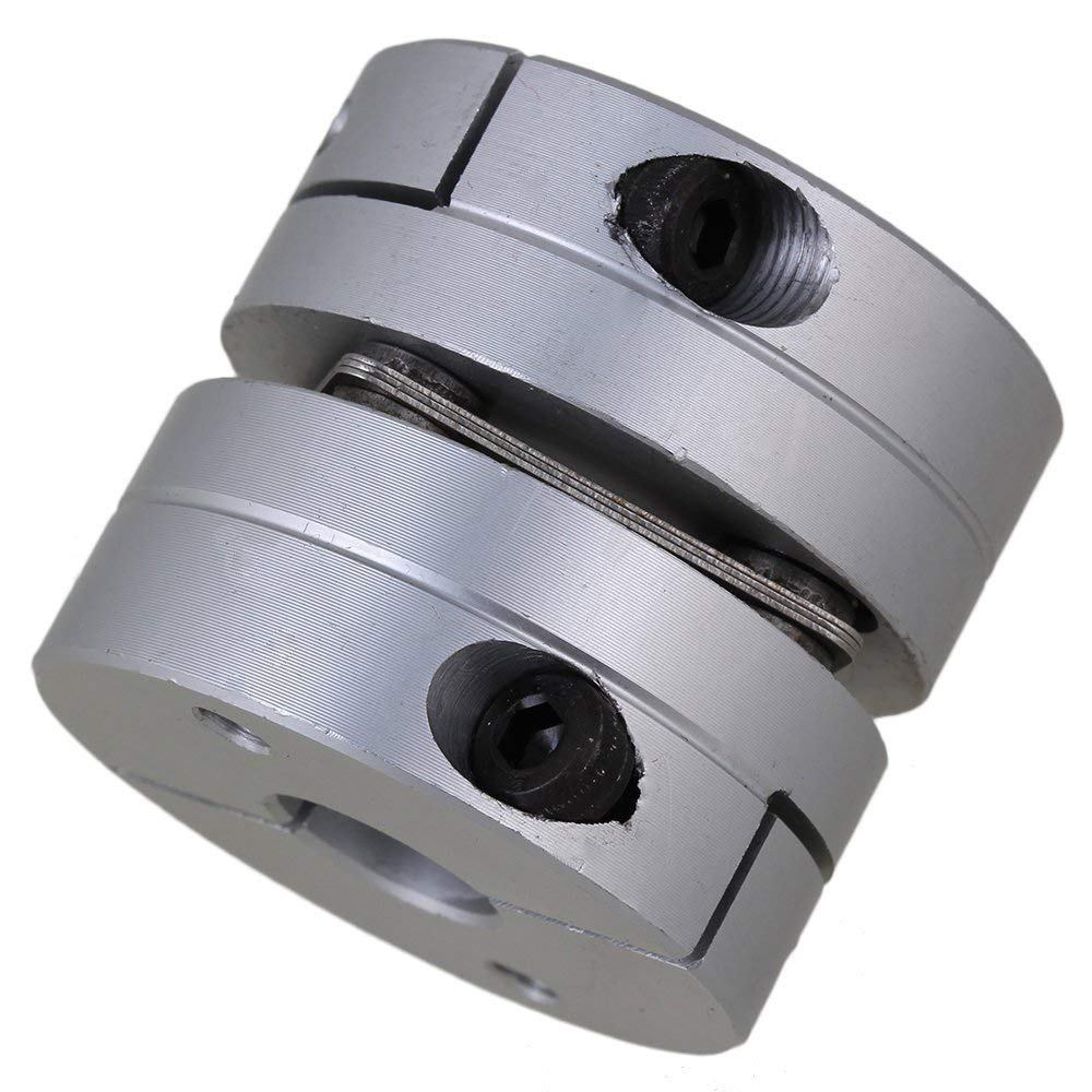 WAAZVXS Coupler Shaft Coupler Flexible Coupling for Servo Motor Shaft Coupler Silver 12x14mm