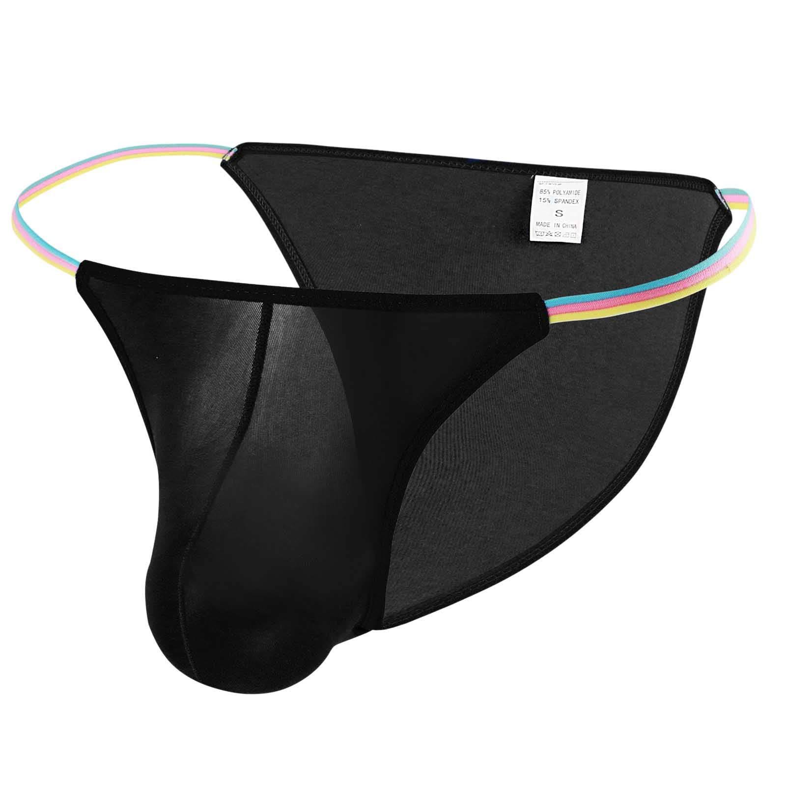 MNYOMMNYOM Men's Underwear Jockstrap,See Through Breathable 1 Cooling 1 Mens Underwear