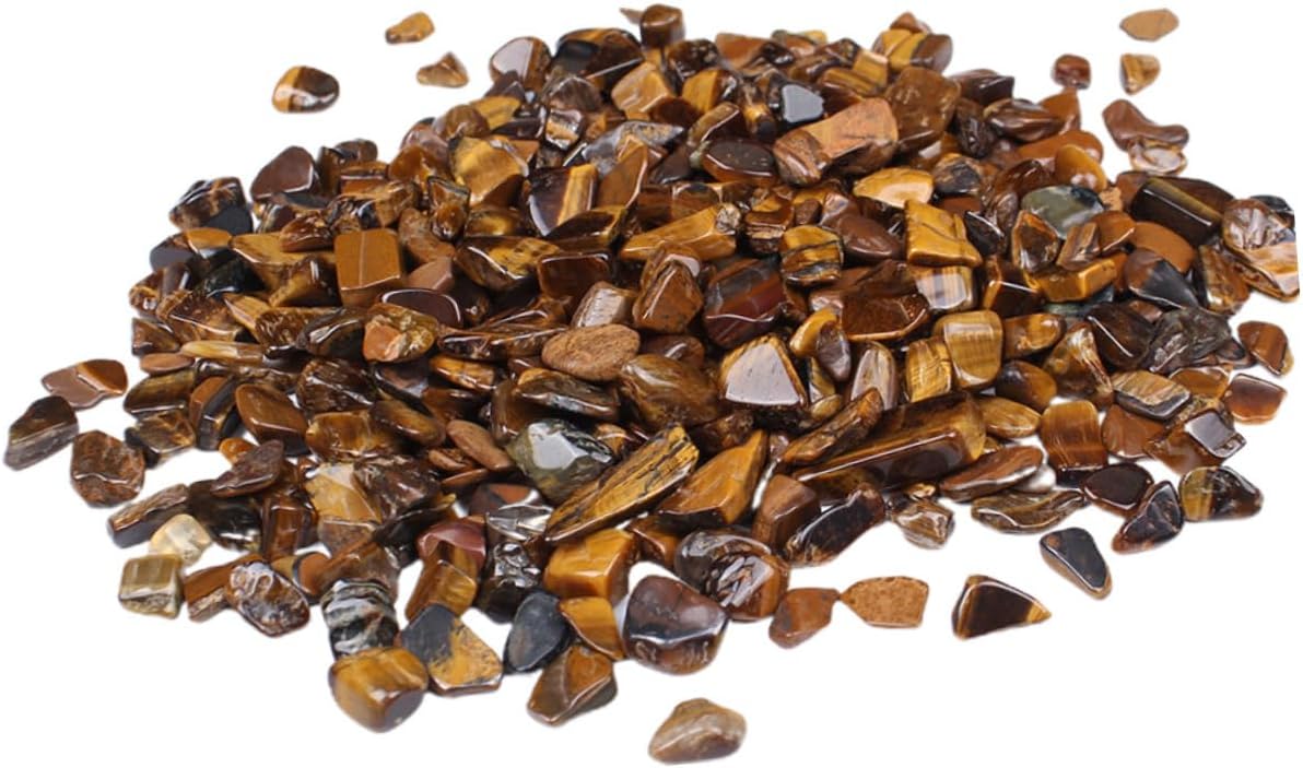 Yardwe Eye Stone Aquarium Gravel Decor 7-9mm Crushed Natural Fish Stones 2lb for Aquarium Landscaping and Fish Substrate