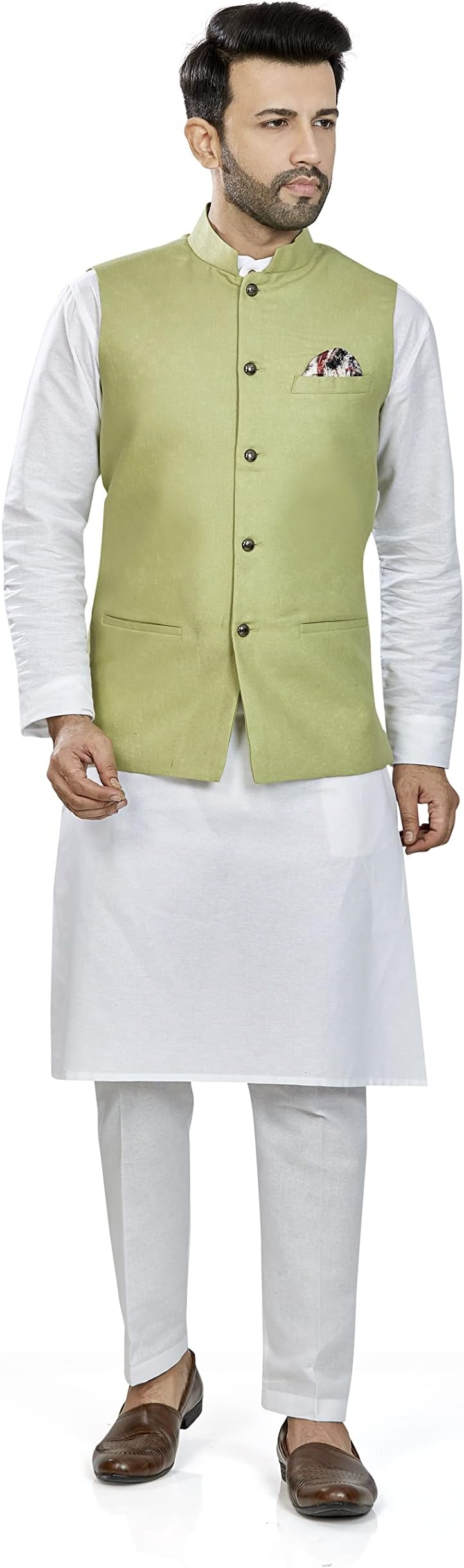 BE ACTIVE Mens Nehru Jacket For Men|| Linen Waistcoat for Ocassion|| Mens Nehru Jacket
