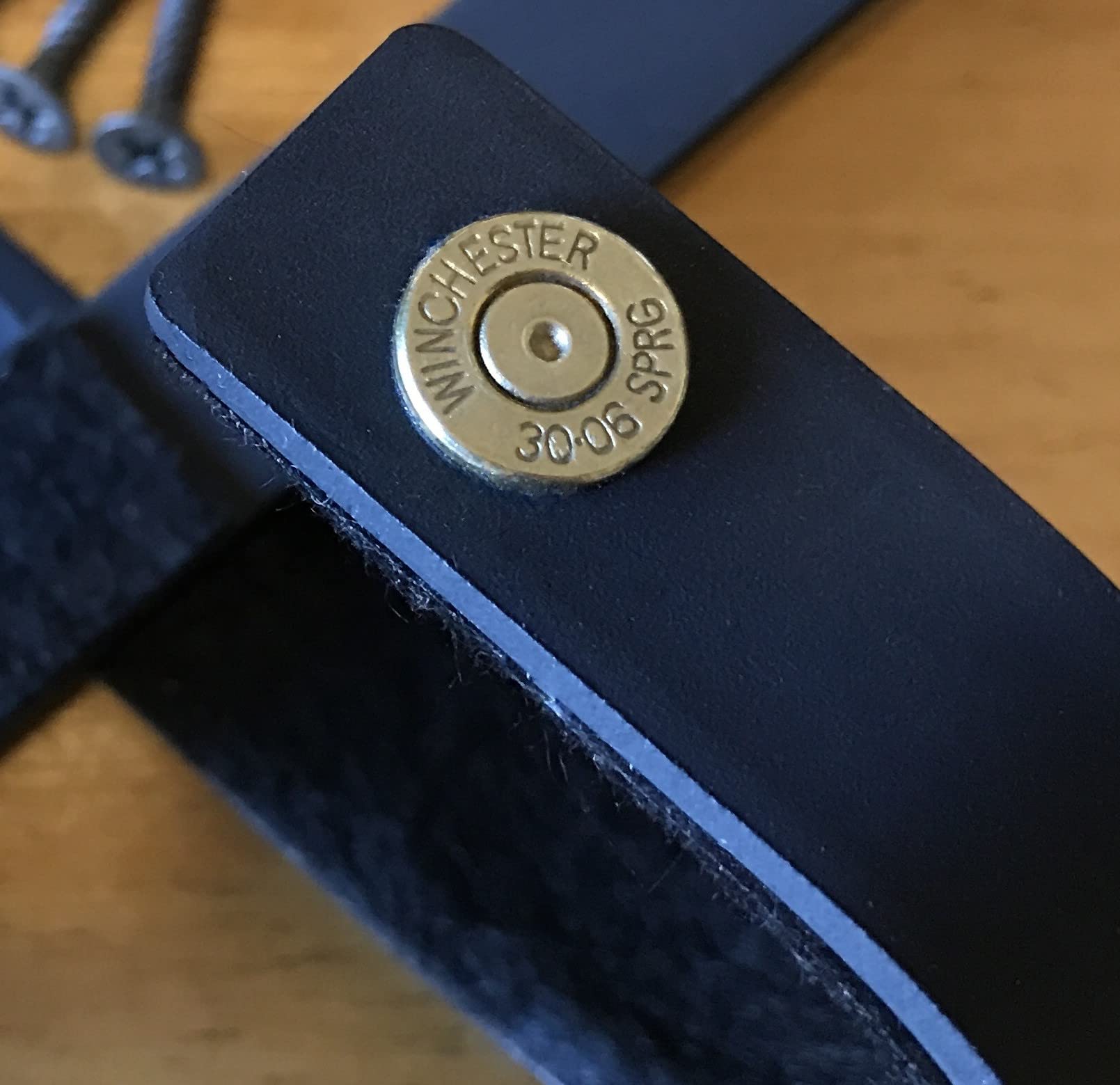 Gun Hangers Shotgun Muzzleloader Lever Action Wall Mount Gun Hooks Rack - Black & Rustic Finish (Black Finish, 30-06) Verdict Brackets, LLC - (Low Profile) -