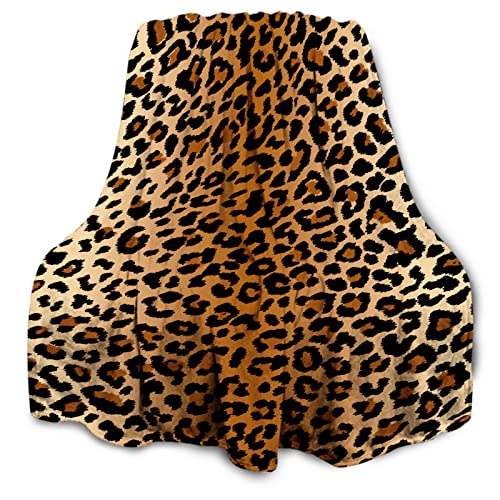 AOKILE Decke Leoparden Kuscheldecke flauschig super weich Flanell Kuscheldecke Super Soft Fleecedecke Sofadecke Überwurf Decke Tagesdecke, Sofadecke & Wohnzimmer geeignet
