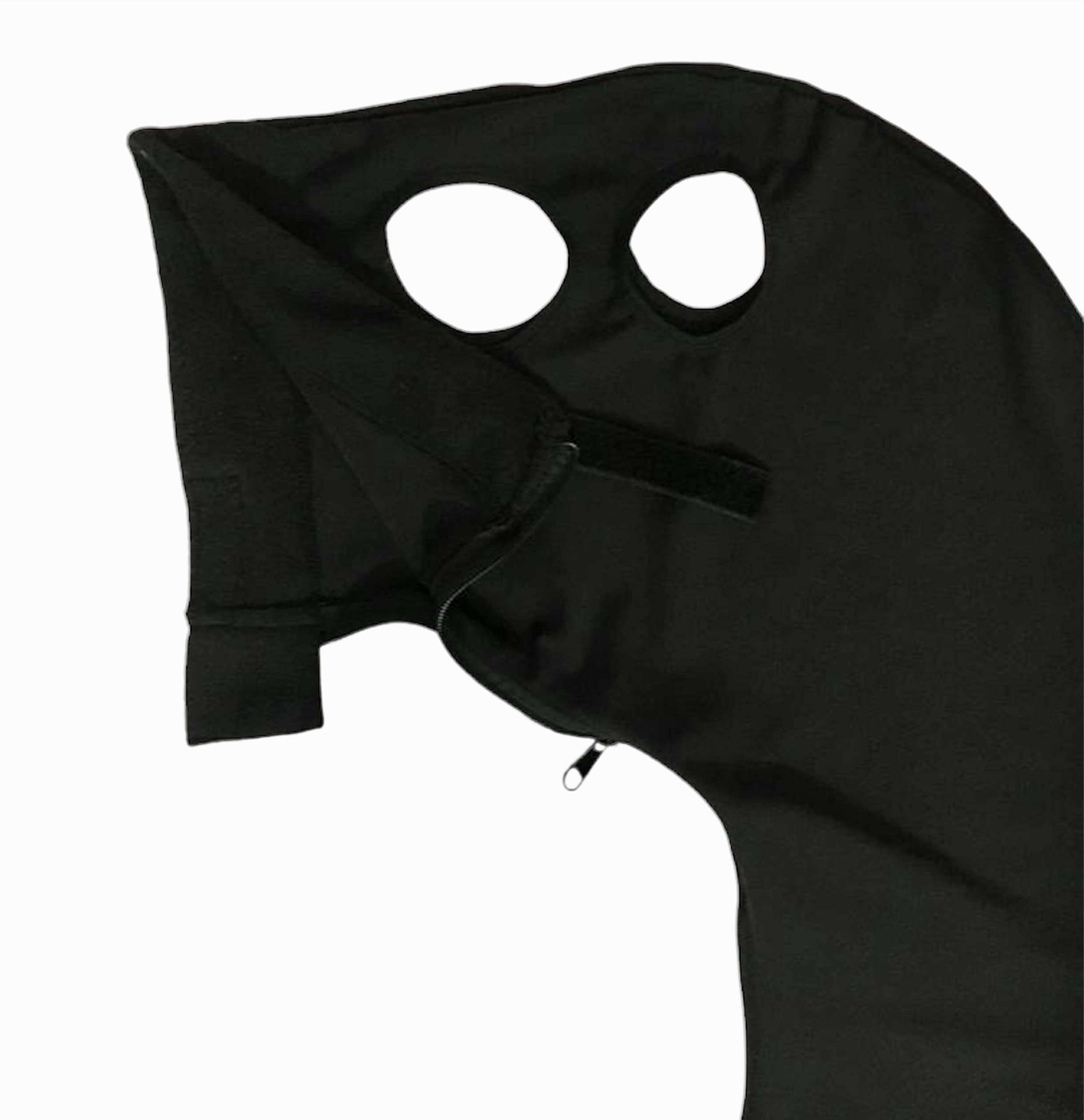 Majestic Ally Cagoule Cheval en Lycra Extensible avec Fermeture Éclair…