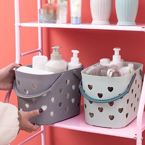 Miniatura 2 de Ochine Organizador de ducha portátil de plástico, cesta de ducha, cesta de ducha, organizador de baño, caja de almacenamiento