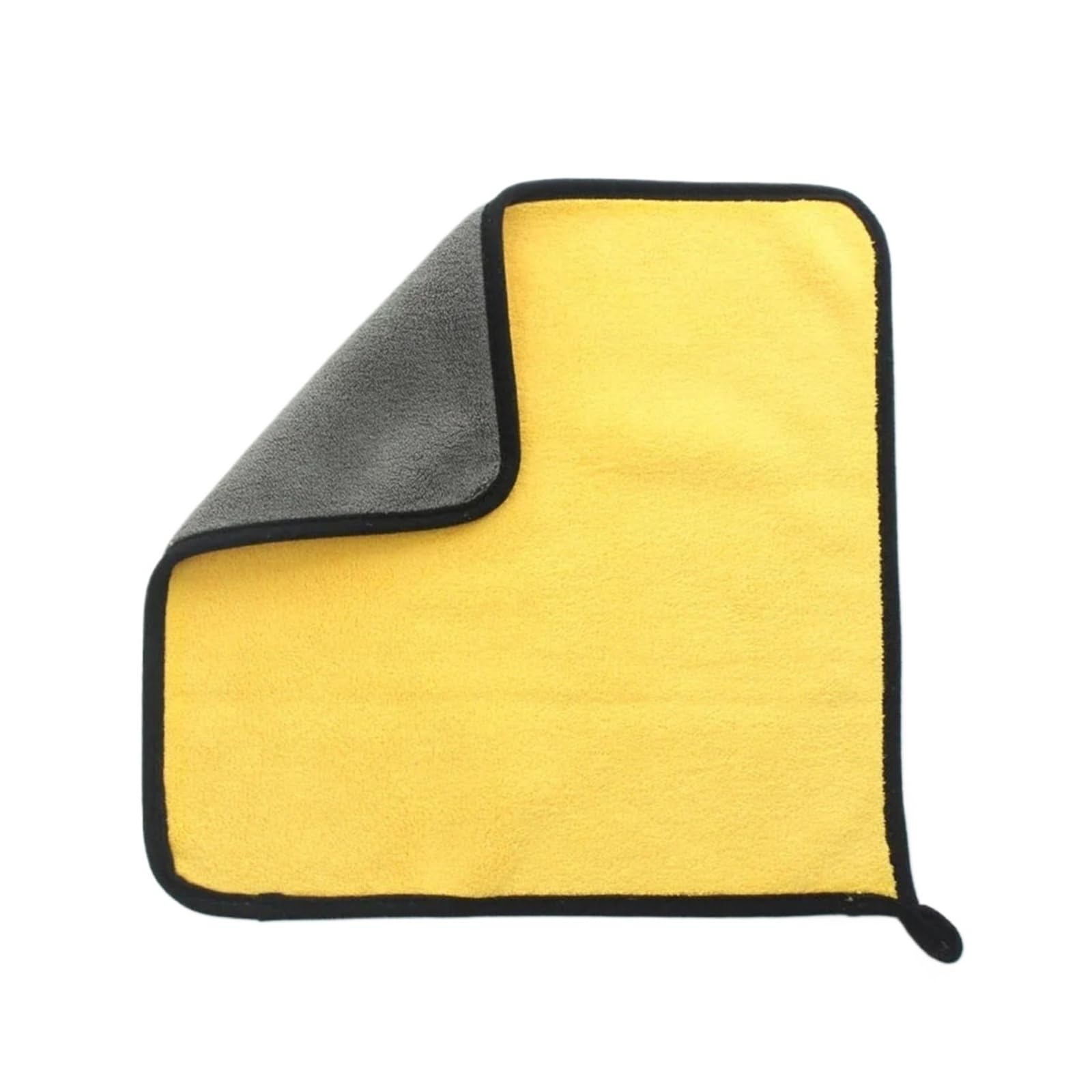 10pcs Double-Sided Coral Velvet Car Washing Towels - High Absorption Multifunctional Cleaning Cloths for Pets and Vehicles 30x40cm