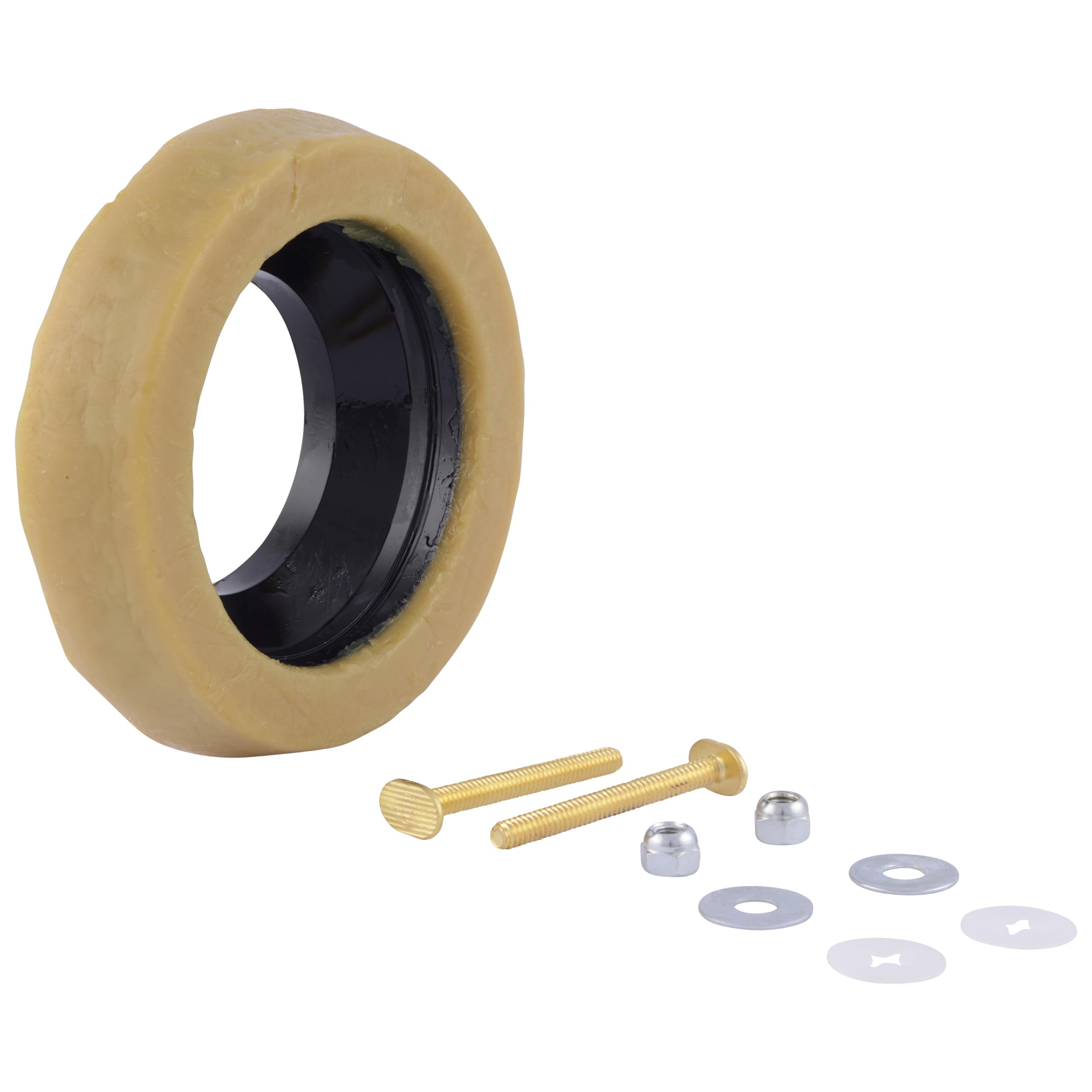 EZ-FLO Eastman 40007 Toilet Bowl Wax Ring Set, 4 inch x 3 inch, 2.1 x 6 x 5.9", Yellow