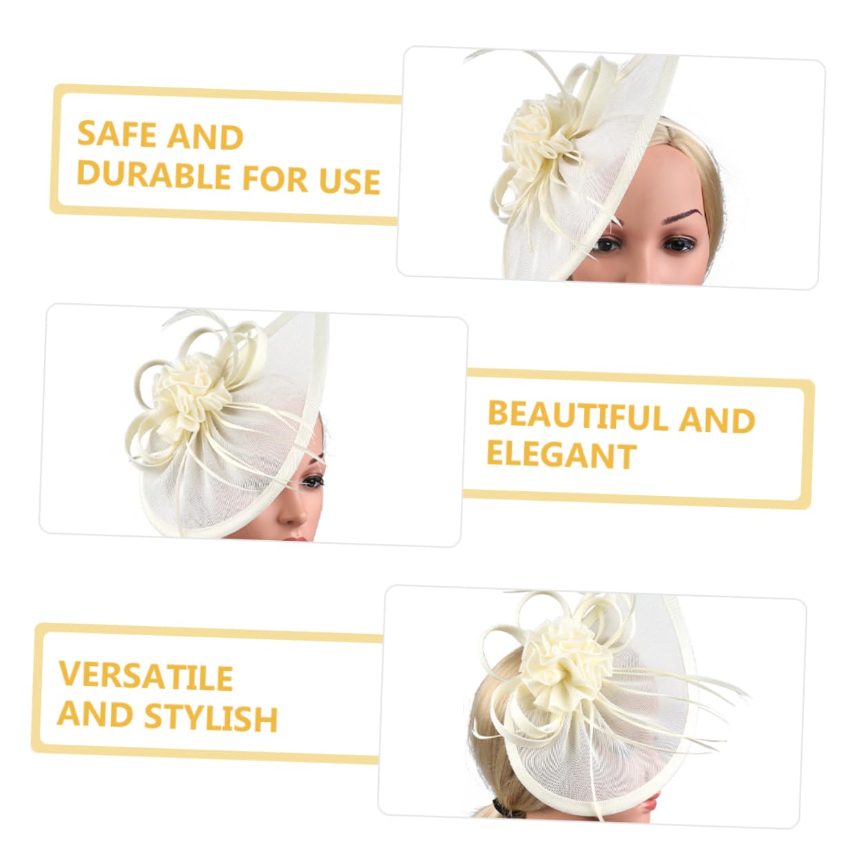 SHERCHPRY 2 cappelli da cocktail party fascinator per donne tea party tea party cappelli da donna cappello fascinator fascia