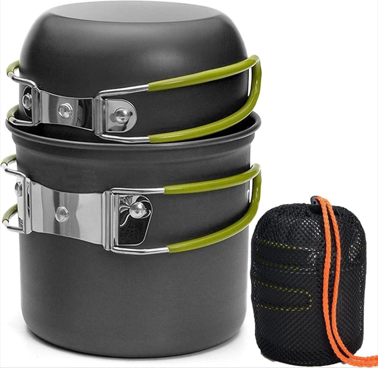 Camping Cookware Set Portable Camping Mess Kit Cooking Set Camping Cooking Set Outdoor with Stove Spoon Fork Cutter for Picnic Hiking Backpacking Travel-image-40